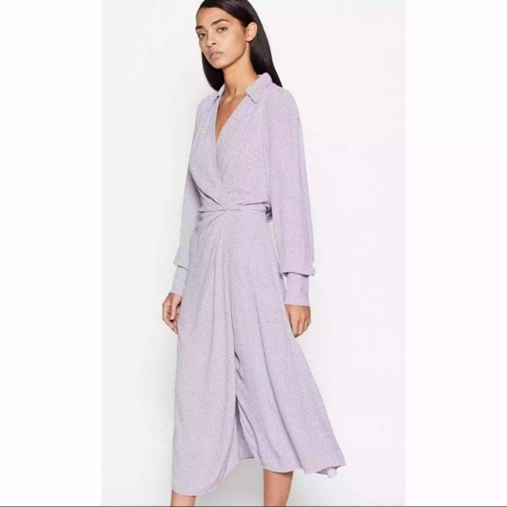 Equipment Gilliane Wrap Dress Midi Dress
